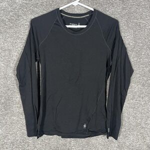 Smartwool Shirt Womens Small Black Merino 150 Long Sleeve Base Layer Top Crew